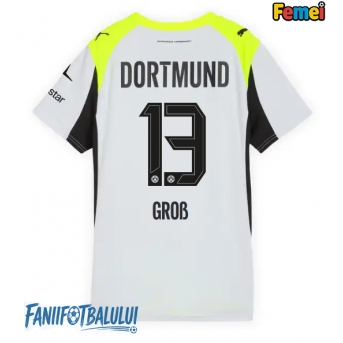 Borussia Dortmund Pascal Gross #13 Tricou Fotbal Replică 2025-26 Femei Deplasare